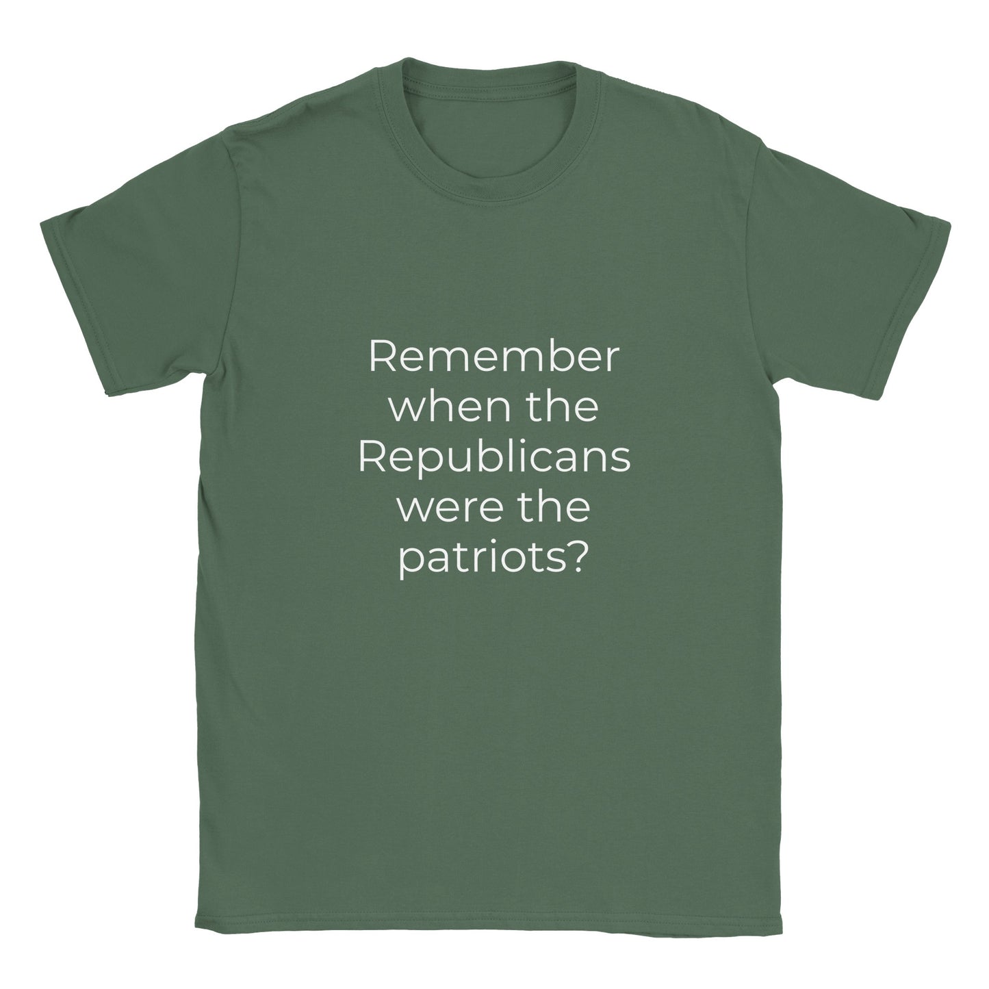 Remember when the Republicans were the patriots?