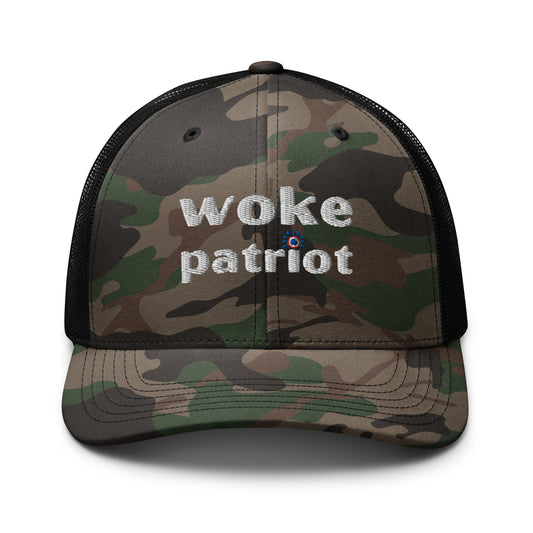 Woke Patriot Camouflage Trucker Hat