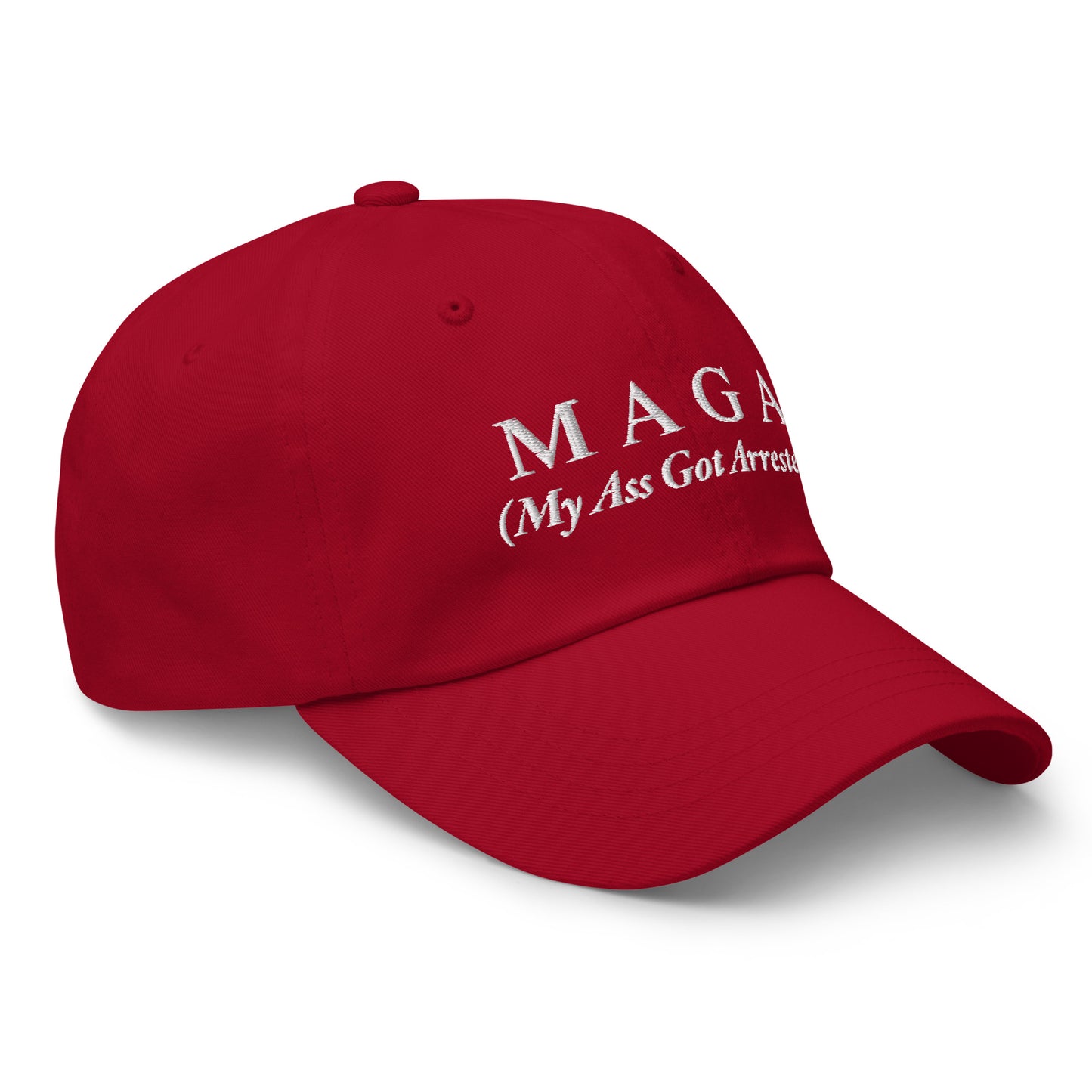 MAGA My Ass Got Arrested Dad Cap