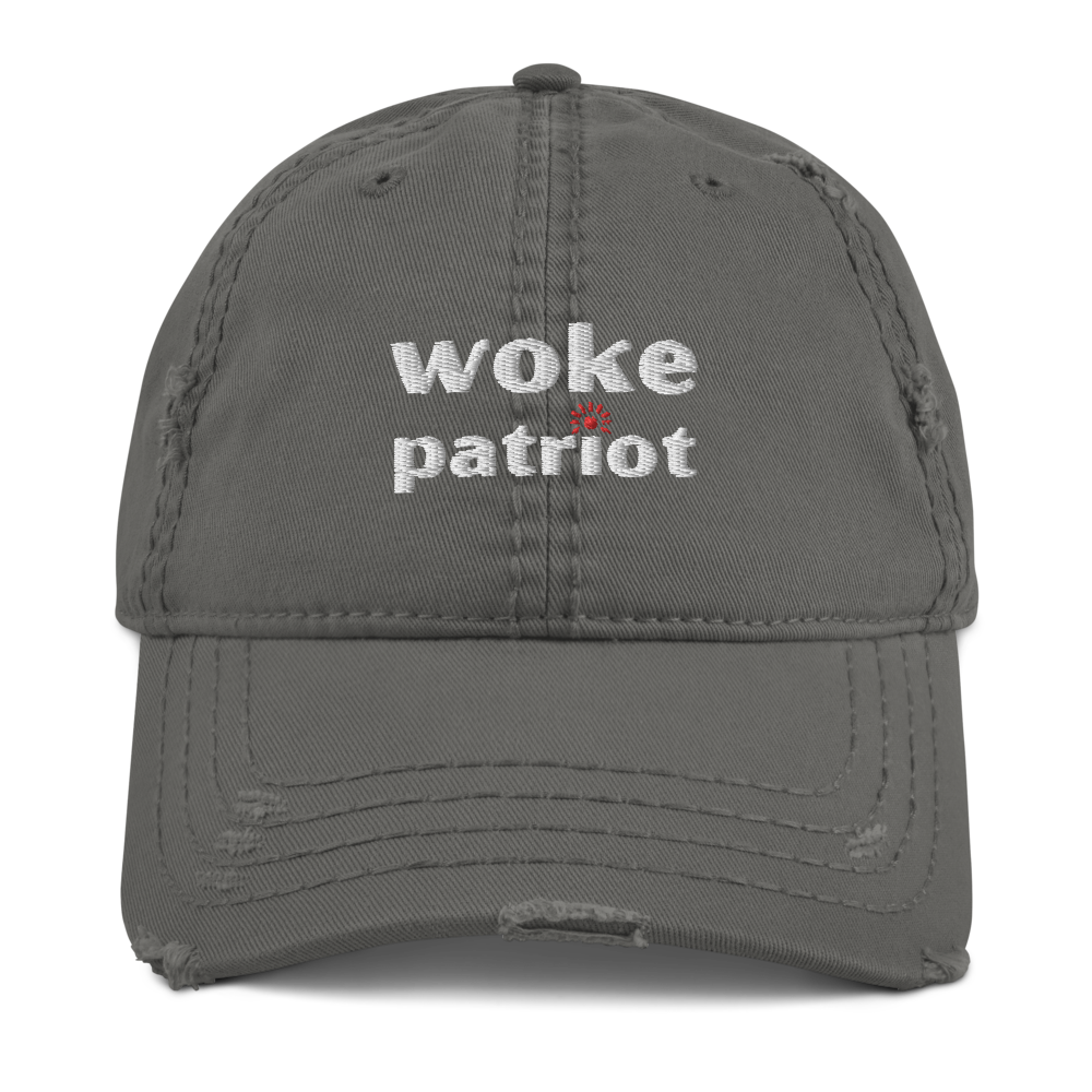 Woke Patriot Distressed Dad Hat